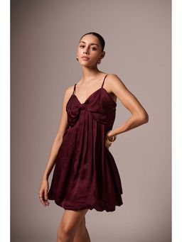 EMBLAZE - Wine Mini Dress