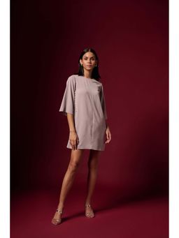 EMBLAZE - Grey Boxy Dress