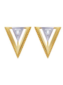 WHP Jewellers - Triangle Diamond Earring