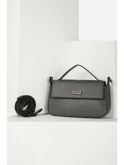 Van Heusen - Women Grey Print Casual Sling Bag