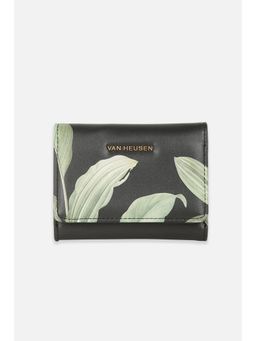 Van Heusen - Women Black Floral Print Casual Wallet