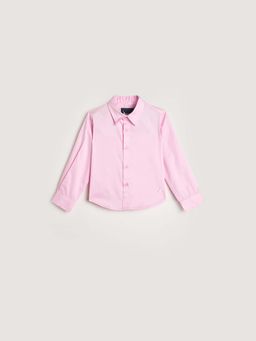 Blue Giraffe - Boys Pink Shirt