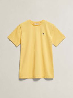 GANT - Boys Yellow Round Neck T-Shirt