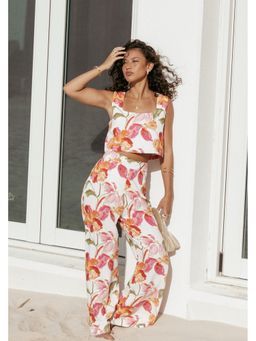 Petal & Pup - White Dahliae Top