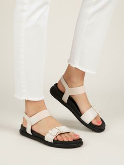 Inc.5 - Womens Cream Casual Sandals