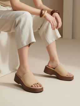Inc.5 - Womens Beige Party Wear Sandal Heels