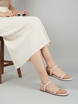 Inc.5 - Womens Cream Casual Sandals