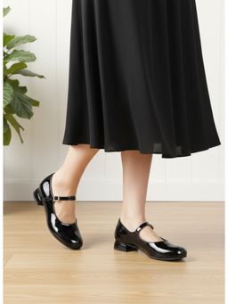 Inc.5 - Womens Black Casual Solid Round Toe Block Heels