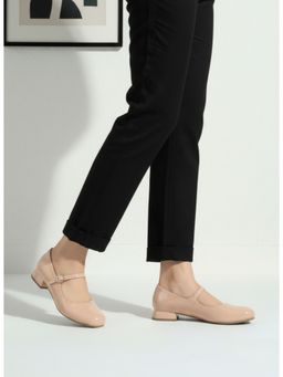 Inc.5 - Womens Nude Casual Solid Round Toe Block Heels