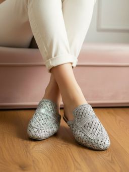 Inc.5 - Womens Multi-Color Casual Printed Mules