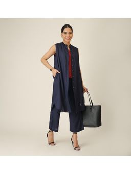 Saltpetre - Blue Wendy Sleeveless Top And Pants With Shrug