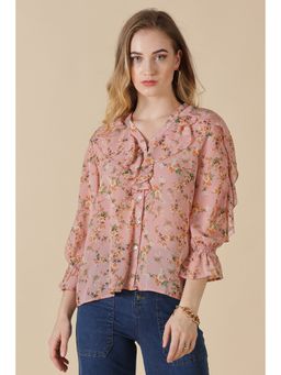 Gipsy - Peach Georgette Top