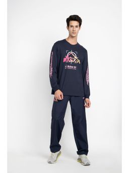 adidas Originals - Adv Ride Ls Blue Casual T-Shirt