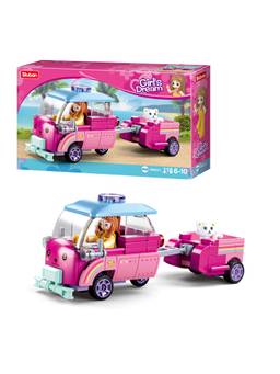 Sluban - Girls Dream-Pet Car Building Blocks (116 Pcs)