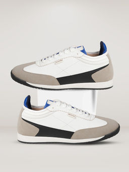 EZOK - White Trendy and Comfortable Mens Synthetic Sneakers