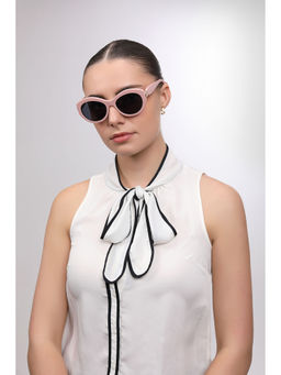 John Jacobs - X Aditi Rao Hydari Pink Full Rim Cat Eye Stylish Premium Sunglasses - JJ S70088