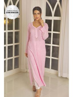 Label Aishwaryrika - Jasmine Chikankari & Mukaish Kurta