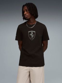 Puma - Scuderia Ferrari Men Tonal Shield Embroidered T-shirt