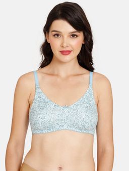 Zivame - Everyday Double Layered Non Wired 3-4Th Coverage T-Shirt Bra - Billowing Sail Pt