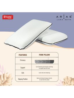 At Home by Nilkamal - Arias White Hard Memory Foam Pillow