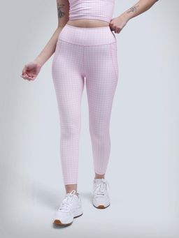 Cava Athleisure - Pink Gingham Sculpt Core Leggings