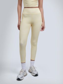 Cava Athleisure - Butter Yellow Gingham Sculpt Core Leggings