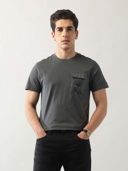 Arrow Newyork - Men's Solid Night Is Young T-Shirt