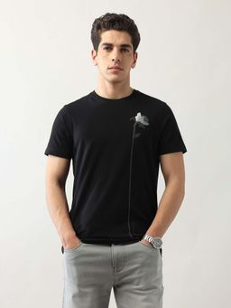 Arrow Newyork - Men's Floral Printed Night Is Young T-Shirt