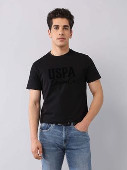 U.S. Polo Assn. Denim Co. - Men's Brand Appliqued Black Label T-Shirt