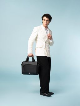 Tommy Hilfiger - Unisex Business Messenger Bag With Detachable Strap Samson - Black