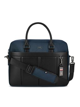 Tommy Hilfiger - Unisex Business Messenger Bag With Detachable Strap Blossom - Navy Blue
