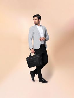 Tommy Hilfiger - Unisex Business Messenger Bag With Detachable Strap Wrangell - Black