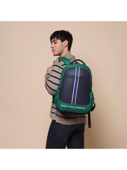 United Colors of Benetton - Unisex Laptop Backpack Sonic - Dark Green