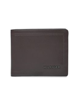 Tommy Hilfiger - Mens Leather Global Coin Wallet Pelotas - Brown
