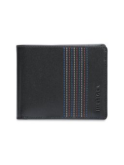 Tommy Hilfiger - Mens Leather Global Coin Wallet Pocos - Black