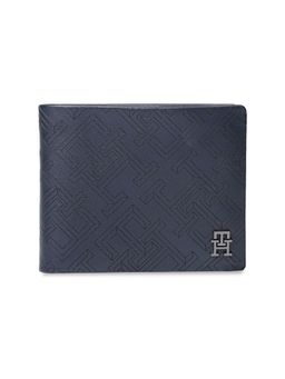 Tommy Hilfiger - Mens Leather Global Coin Wallet Tavros - Navy Blue