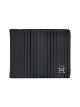 Tommy Hilfiger - Mens Leather Slim Fold Wallet Woodlawn - Black