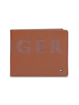 Tommy Hilfiger - Mens Leather Passcase Wallet Anapolis - Tan