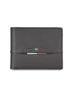 Tommy Hilfiger - Mens Leather Passcase Wallet Eupen - Brown
