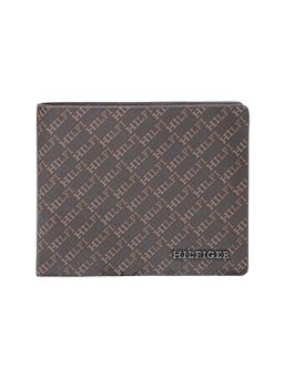 Tommy Hilfiger - Mens Leather Global Coin Wallet Pyrgos - Brown