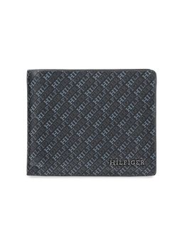 Tommy Hilfiger - Mens Leather Passcase Wallet Pyrgos - Black