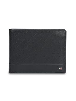 Tommy Hilfiger - Mens Leather Passcase Wallet Ergates - Black