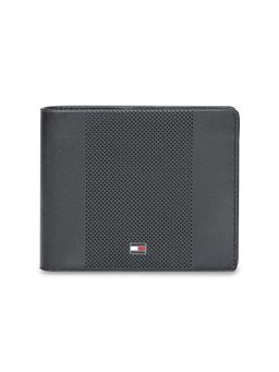 Tommy Hilfiger - Mens Leather Global Coin Wallet Passos - Black