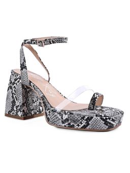 London Rag - Animal Print Black Heels