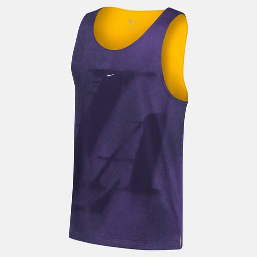 Los Angeles Lakers Standard Issue - Nike Men's Mesh Basketball Jersey