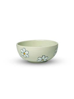 Yellow Marigold - Daisy Dreams Katori (Mint Grey) (Set of 4)
