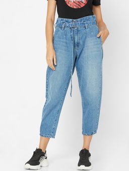 Spykar - Blue Cotton Skinny Fit Jeans