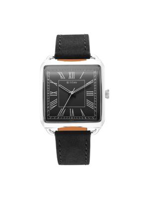 Buy Titan Men Black Dial Analog Watch - 1676Sl03 Online