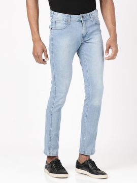 Wrangler sky blue jeans clearance