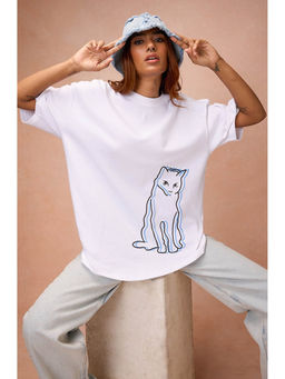 FREAKINS - Women'S I Am Lonely and Have Nobody White T-Shirt